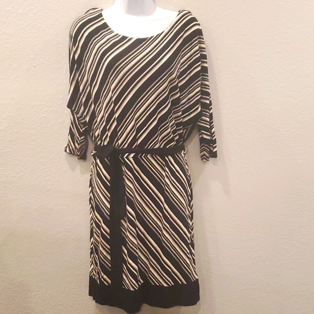 Stylish White House Blk Market, striped dress